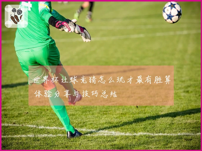 世界杯让球竞猜怎么玩才最有胜算 体验分享与技巧总结